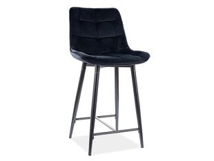 Набор из 2 барных стульев Signal Meble Chic H-2, черный цена и информация | Стулья для кухни и столовой | kaup24.ee
