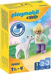 70402 PLAYMOBIL® 1.2.3 Haldjas koos hirvega hind ja info | Klotsid ja konstruktorid | kaup24.ee