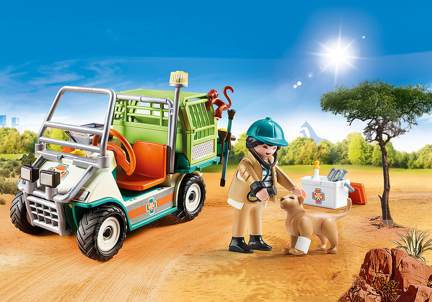 70346 PLAYMOBIL® Family Fun Loomaaia veterinaar hind ja info | Klotsid ja konstruktorid | kaup24.ee