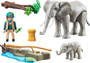 70324 PLAYMOBIL® Family Fun Семья слонов цена и информация | Конструкторы и кубики | kaup24.ee