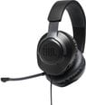 Juhtmega kõrvapealsed mänguri kõrvaklapid JBL Quantum 100 JBLQUANTUM100BLK