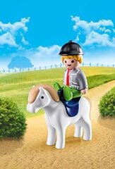 70410 PLAYMOBIL® 1.2.3 Мальчик с пони цена и информация | Конструкторы и кубики | kaup24.ee