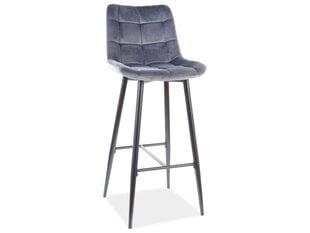 Набор из 2 барных стульев Signal Meble Chic H-1, серый цена и информация | Стулья для кухни и столовой | kaup24.ee