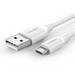 Кабель Ugreen US289 micro USB, QC 3.0, 2.4A. 2 м, белый цена и информация | Кабели и провода | kaup24.ee