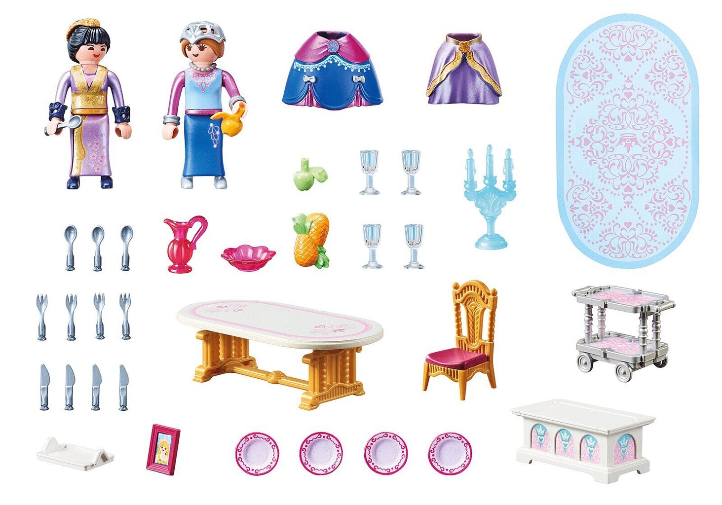 70455 PLAYMOBIL® Princess, Söögituba цена и информация | Klotsid ja konstruktorid | kaup24.ee