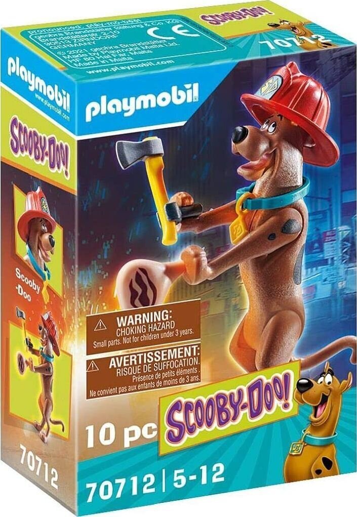 70712 PLAYMOBIL® Scooby-Doo! Kogutav tuletõrjuja kujuke цена и информация | Klotsid ja konstruktorid | kaup24.ee