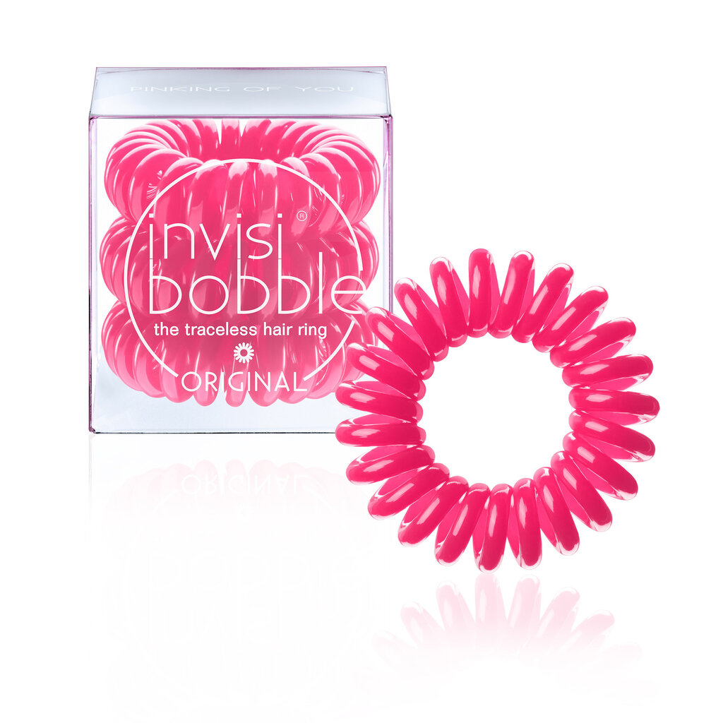 Juuksekumm Invisibobble Pinking Of You, 3 tk hind ja info | Juuste aksessuaarid | kaup24.ee