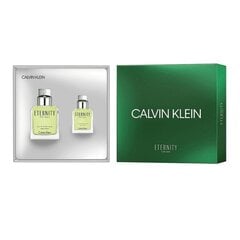 Набор Calvin Klein Eternity Men для мужчин: туалетная вода EDT, 100 мл + туалетная вода EDT, 30 мл цена и информация | Мужские духи | kaup24.ee