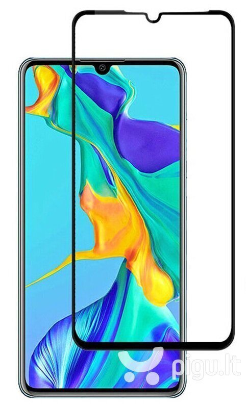 Kaitseklaas 5D Full Glue Hard sobib Huawei P30 Lite hind ja info | Ekraani kaitsekiled | kaup24.ee