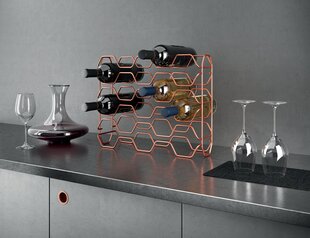 Винная подставка Hexagon - Медь - 15 бутылок цена и информация | Столовые и кухонные приборы | kaup24.ee