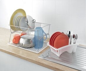 2-х уровневая сушилка для посуды цена и информация | Столовые и кухонные приборы | kaup24.ee