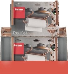 Держатель для рулона бумаги Metaltex EasyRoll Copper 35x18x10см цена и информация | Столовые и кухонные приборы | kaup24.ee