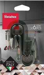S-образные крючки Metaltex, 7 см цена и информация | Аксессуары для ванной комнаты | kaup24.ee
