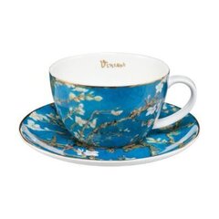 Чашка для чая с блюдцем - Миндальное дерево цена и информация | Оригинальные кружки | kaup24.ee