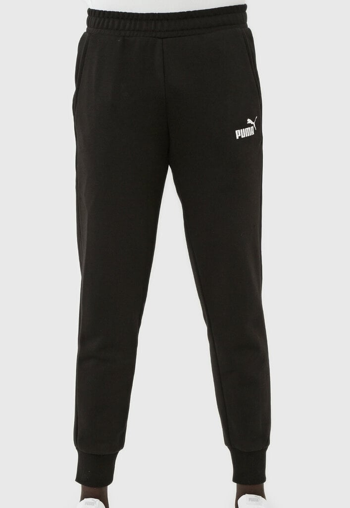 Meeste apordipüksid Puma ESS Logo Pants, Must цена и информация | Meeste spordiriided | kaup24.ee