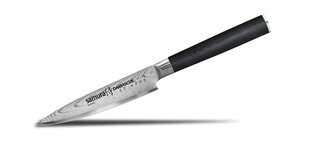 Универсальный кухонный нож Samura DAMASCUS 125 мм из AUS 10 Дамасской стали 61 HRC (67-слойный) цена и информация | Ножи и аксессуары для них | kaup24.ee