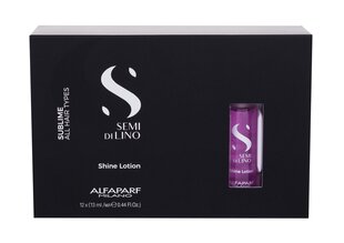 Juuksekaitsevahend Semi di Lino Sublime Shine Lotion Alfaparf Milano, 12 x 13 ml hind ja info | Maskid, õlid, seerumid | kaup24.ee