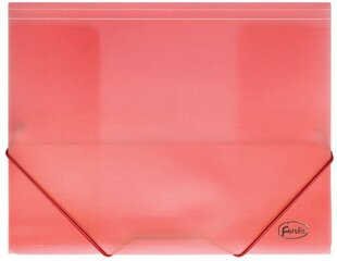 Папка на резинке Forofis, прозрачная, пластиковая, А4, красный цвет цена и информация | Смягчает воду и защищает Вашу посудомоечную машину от извести. | kaup24.ee