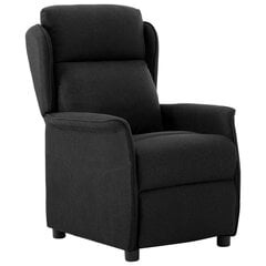 Откидное кресло, черное цена и информация | Кресла | kaup24.ee