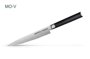 Универсальный кухонный нож из японской стали Samura MO-V 6"/150 мм из AUS 8 и 59 HRC цена и информация | Ножи и аксессуары для них | kaup24.ee