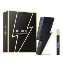 Komplekt Carolina Herrera Bad Boy: tualettvesi EDT meestele, 100 ml + 10 ml hind ja info | Meeste parfüümid | kaup24.ee