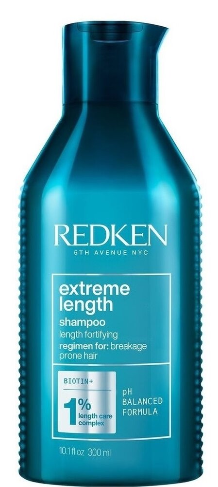 Tugevdav šampoon kahjustatud juustele Redken Extreme Length, 300 ml hind ja info | Šampoonid | kaup24.ee