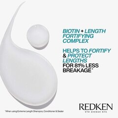 Укрепляющий шампунь для поврежденных волос Redken Extreme Length, 300 мл цена и информация | Шампуни | kaup24.ee