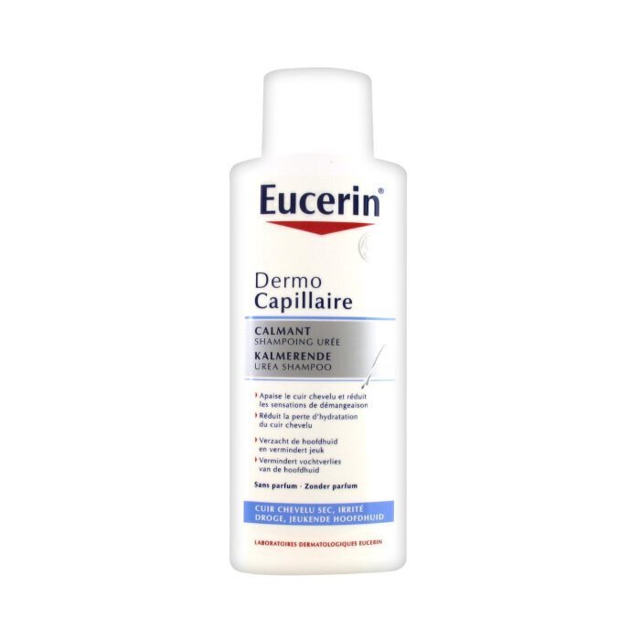 Šampoon probleemsele peanahale Eucerin Dermo Capillaire Calming Urea, 250 ml hind ja info | Šampoonid | kaup24.ee