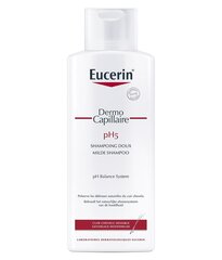 Õrn šampoon tundlikule peanahale Eucerin Dermo Capillaire Mild pH5, 250 ml цена и информация | Шампуни | kaup24.ee