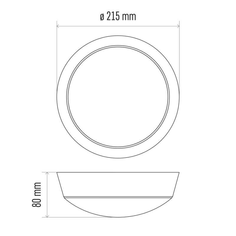 LED PLAFOON EMOS SEINALE ANDUR 14W IP54 NW hind ja info | Süvistatavad ja LED valgustid | kaup24.ee