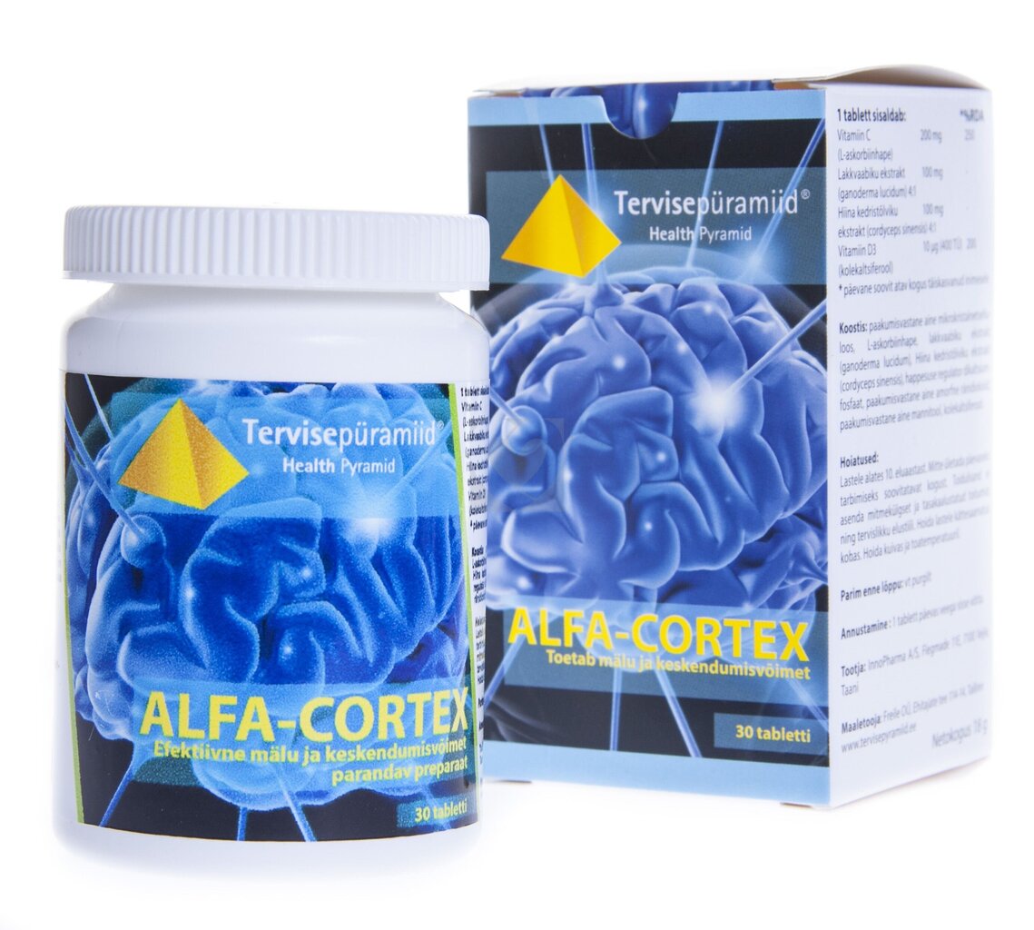 Alfa-Cortex kapslid N30 hind ja info | Vitamiinid, toidulisandid, preparaadid tervise heaoluks | kaup24.ee