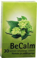 BeCalm tabletd N30 hind ja info | Vitamiinid, toidulisandid, preparaadid tervise heaoluks | kaup24.ee