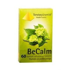 BeCalm tabletid N60 hind ja info | Vitamiinid, toidulisandid, preparaadid tervise heaoluks | kaup24.ee