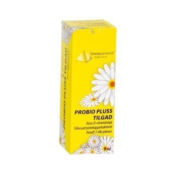 Probiootikumid pluss tilgad 5ml hind ja info | Vitamiinid, toidulisandid, immuunsuse preparaadid | kaup24.ee