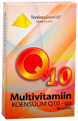 Multivitamiin koensüüm Q10 tabletid N30 hind ja info | Vitamiinid, toidulisandid, preparaadid tervise heaoluks | kaup24.ee