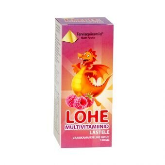 Lohe multivitamiinid lastele vaarikamaitseline 150ml hind ja info | Vitamiinid, toidulisandid, immuunsuse preparaadid | kaup24.ee