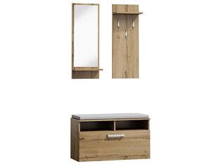 Комплект мебели для прихожей Signal Meble P-003, коричневый цена и информация | Комплекты в прихожую | kaup24.ee