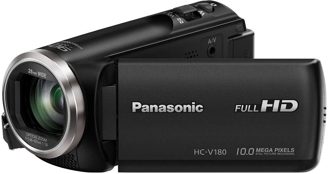 Panasonic HC-V180, must hind ja info | Videokaamerad | kaup24.ee