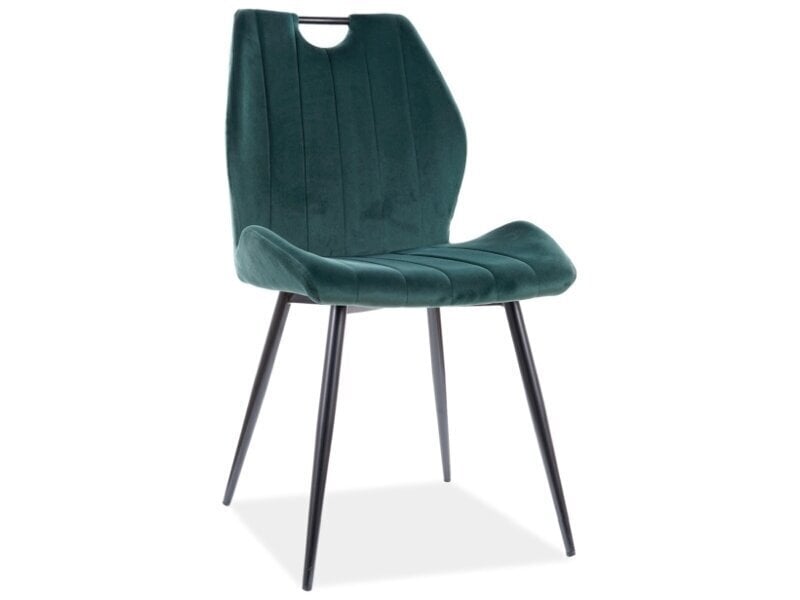 4-osaline toolide komplekt Signal Meble Arco, roheline hind ja info | Söögitoolid, baaritoolid | kaup24.ee