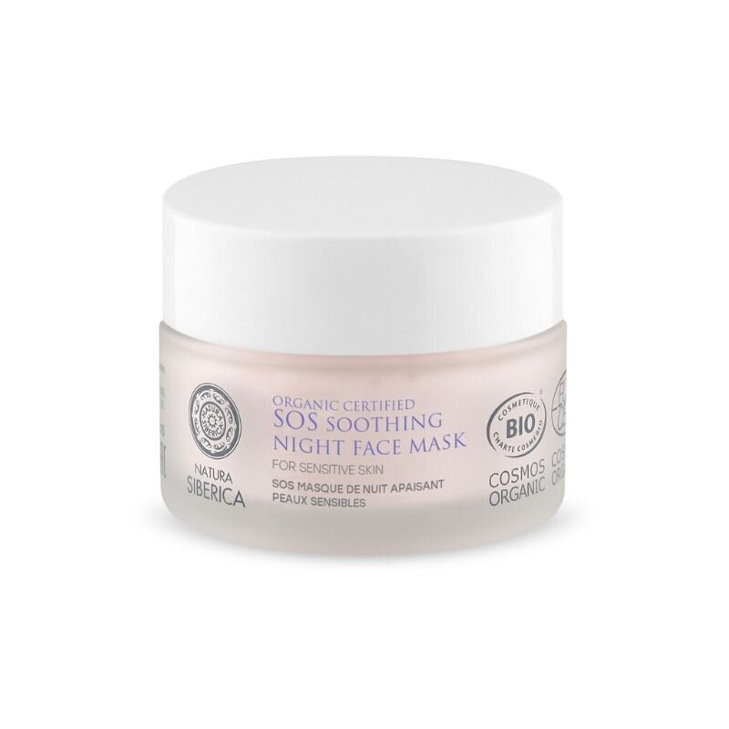 NATURA SIBERICA Organic Certified SOS Öömask Siluv 50ml. цена и информация | Näomaskid, silmamaskid | kaup24.ee