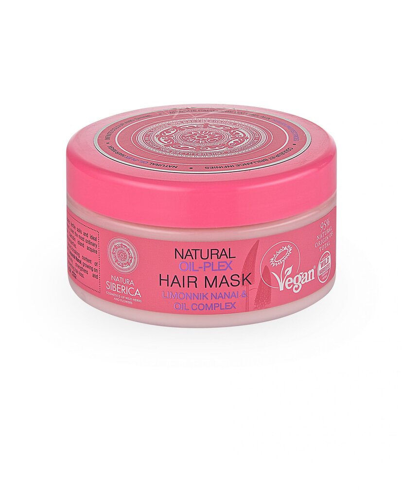 NATURA SIBERICA Natural Oil-Plex Juuksemask Värvitud Juustele 300ml. цена и информация | Maskid, õlid, seerumid | kaup24.ee