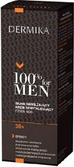 Intensiivne niisutav näokreem Dermika 100% meestele 30+ meestele, 50 ml hind ja info | Näokreemid | kaup24.ee