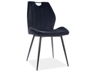 Комплект из 4 стульев Signal Meble Arco, черный цена и информация | Стулья для кухни и столовой | kaup24.ee