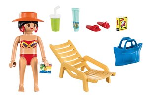 70300 PLAYMOBIL® Special Plus Rannapuhkaja lamamistooliga hind ja info | Klotsid ja konstruktorid | kaup24.ee