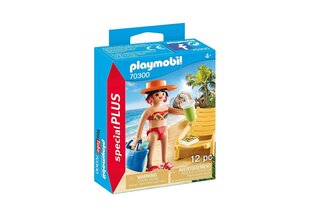 70300 PLAYMOBIL® Special Plus Rannapuhkaja lamamistooliga hind ja info | Klotsid ja konstruktorid | kaup24.ee