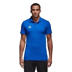 Рубашка поло для мужчин Adidas Condivo 18 CO Polo M, синяя цена и информация | Мужская спортивная одежда | kaup24.ee