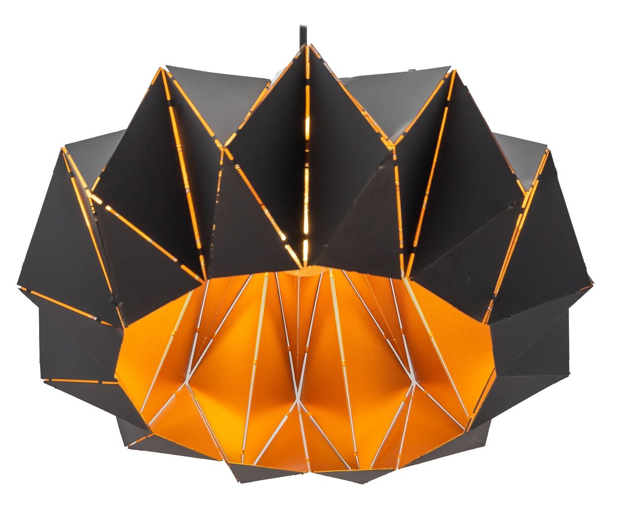 Rippvalgusti Origami, 35 cm, Black цена и информация | Rippvalgustid | kaup24.ee