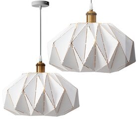 Подвесной светильник Origami, 35 см, White цена и информация | Потолочный светильник, 38 x 38 x 24 см | kaup24.ee