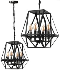 Rippvalgusti Loft Candle Style цена и информация | Потолочный светильник, 38 x 38 x 24 см | kaup24.ee