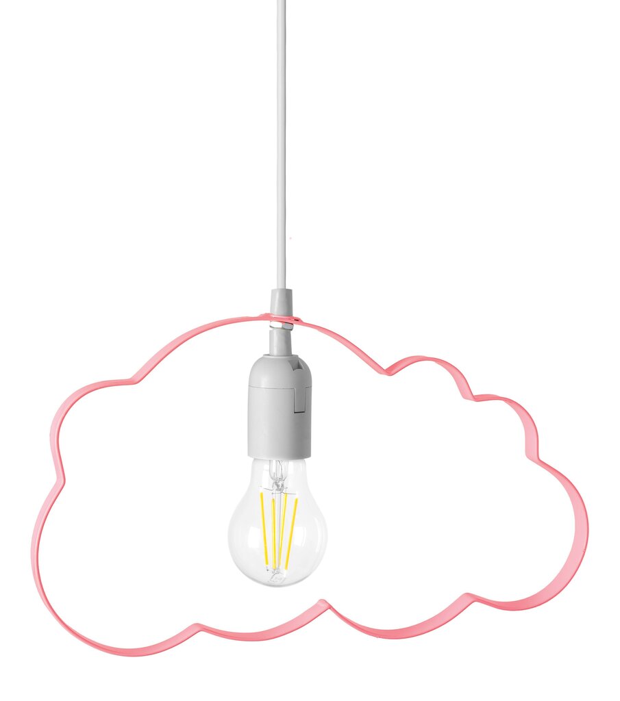 Laste rippvalgusti Cloud, Pink цена и информация | Lastetoa valgustid | kaup24.ee